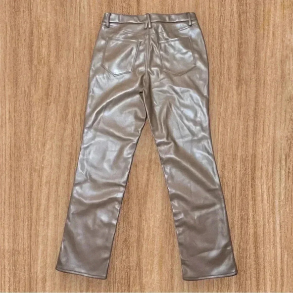Size 14 Good American Faux Leather Pants - Better Than Leather Good Icon - Picture 6 of 12